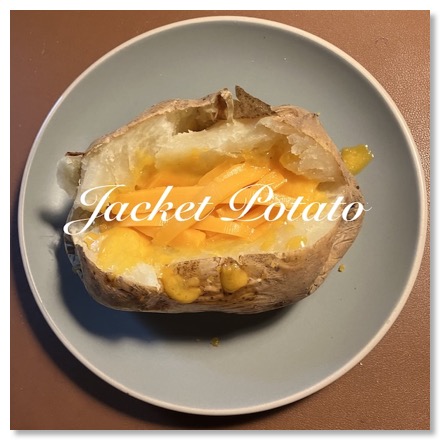 Jacket Potatoes label