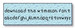 wtmelon font